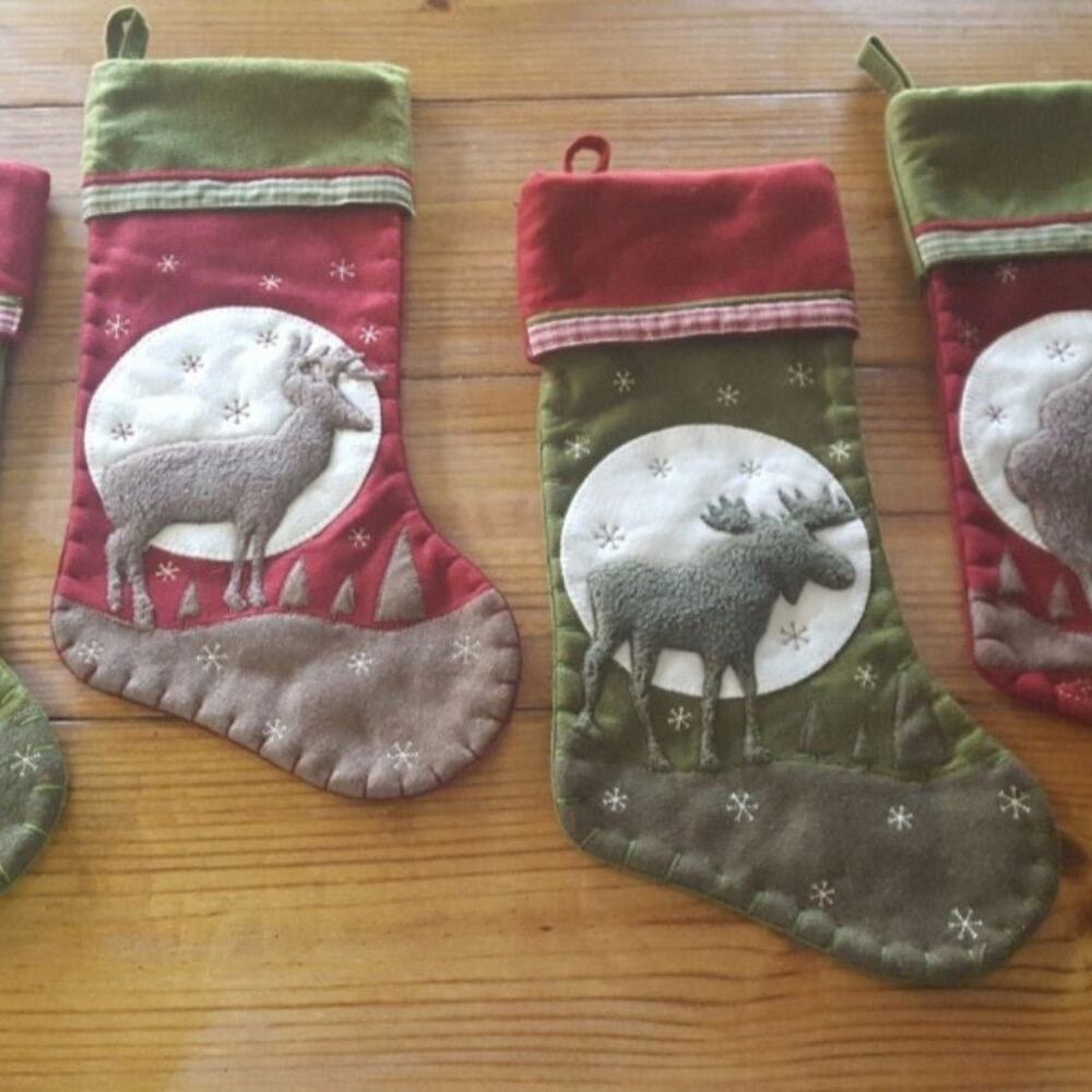 Set of 4 Bass Pro Shop Christmas Stockings